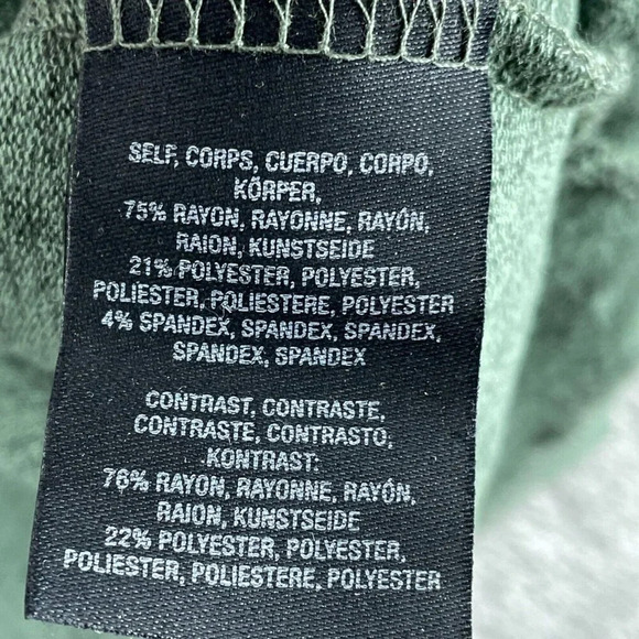 Anthropologie Womens Green Turtleneck Sweater Large Made In USA NWT  2753 - Picture 5 of 9